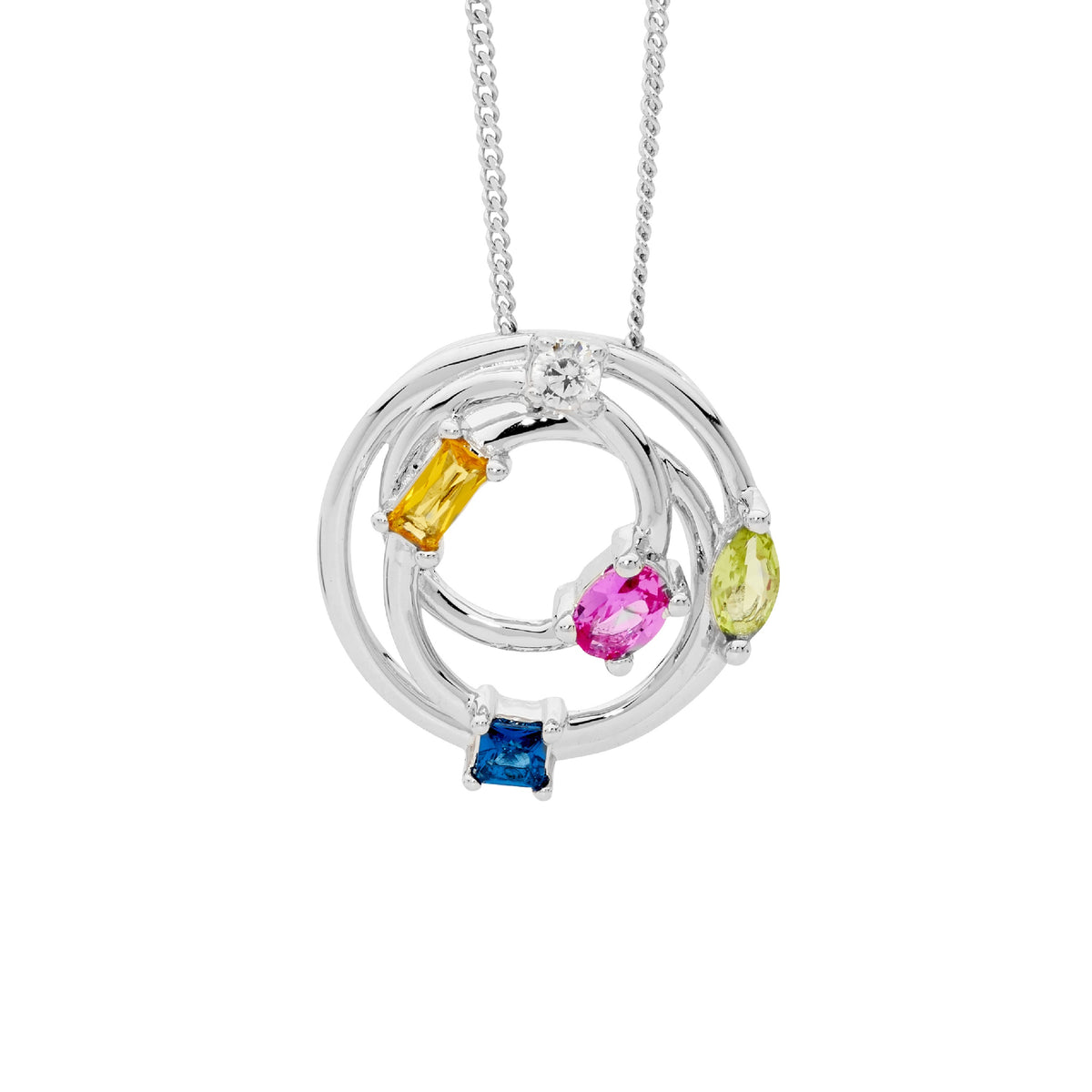 Sterling Silver Cubic Zirconia Pendant