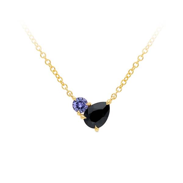 Sapphire & Tanzanite Necklace
