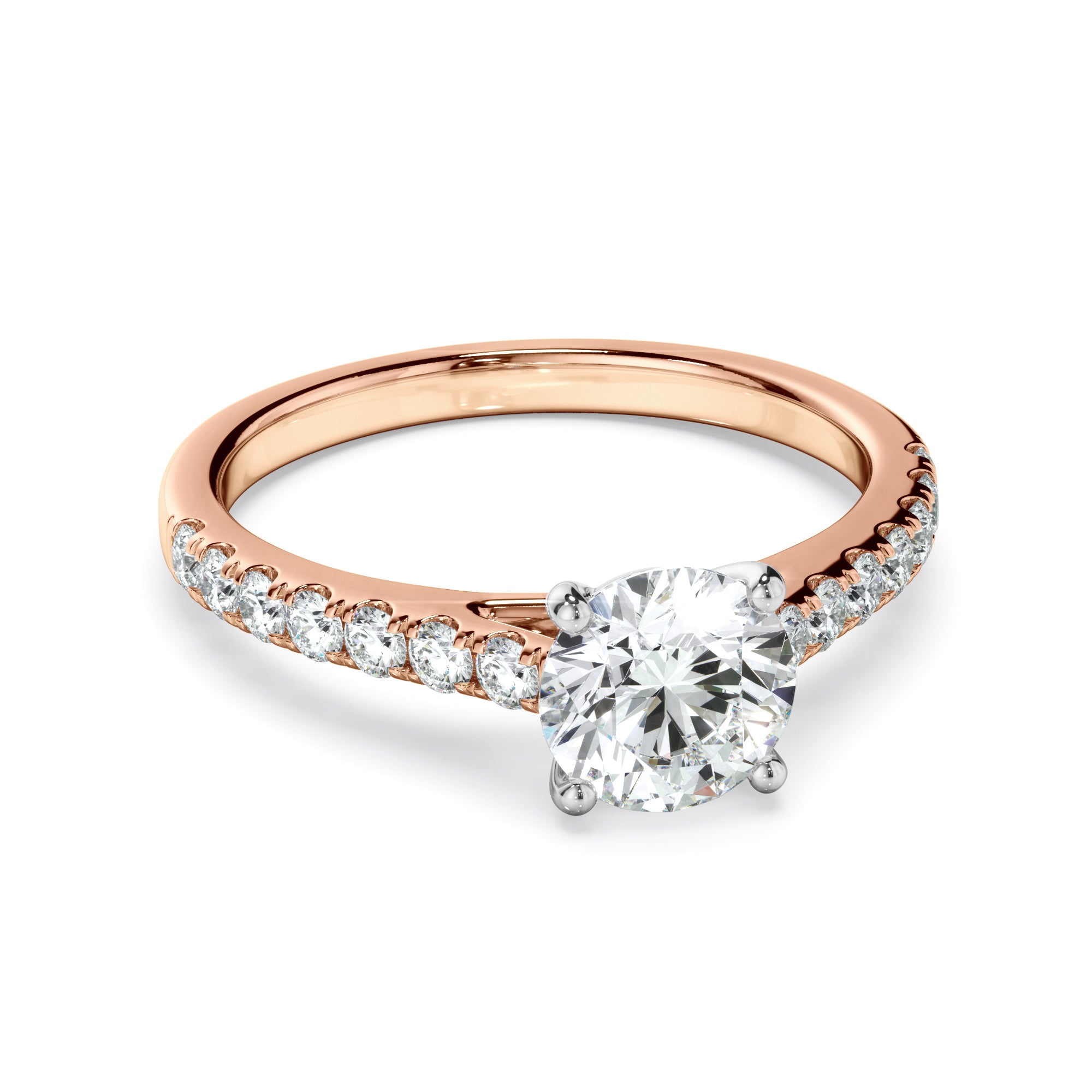 0.85ct Round Brilliant Cut Laboratory-Grown Diamond Ring