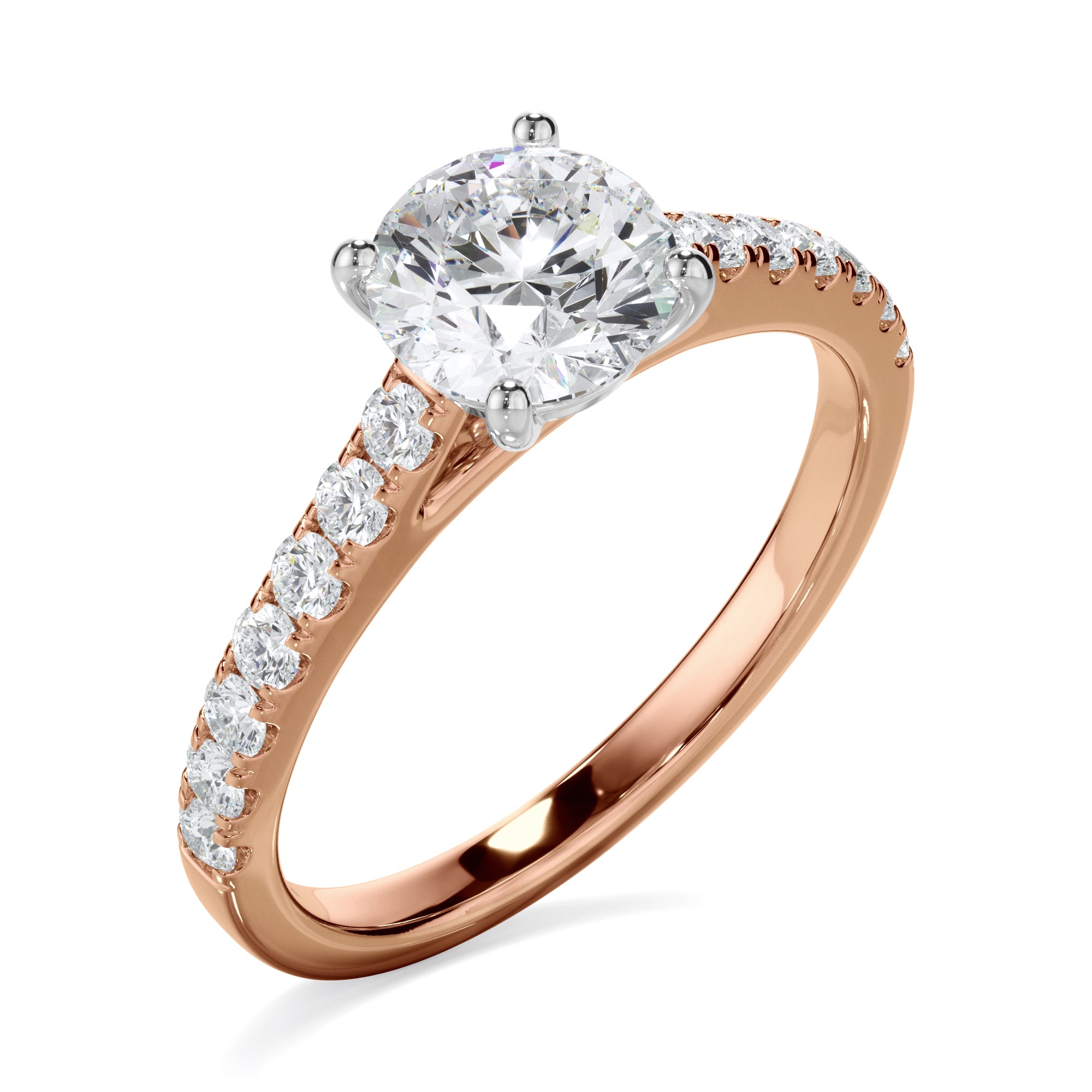 0.85ct Round Brilliant Cut Laboratory-Grown Diamond Ring