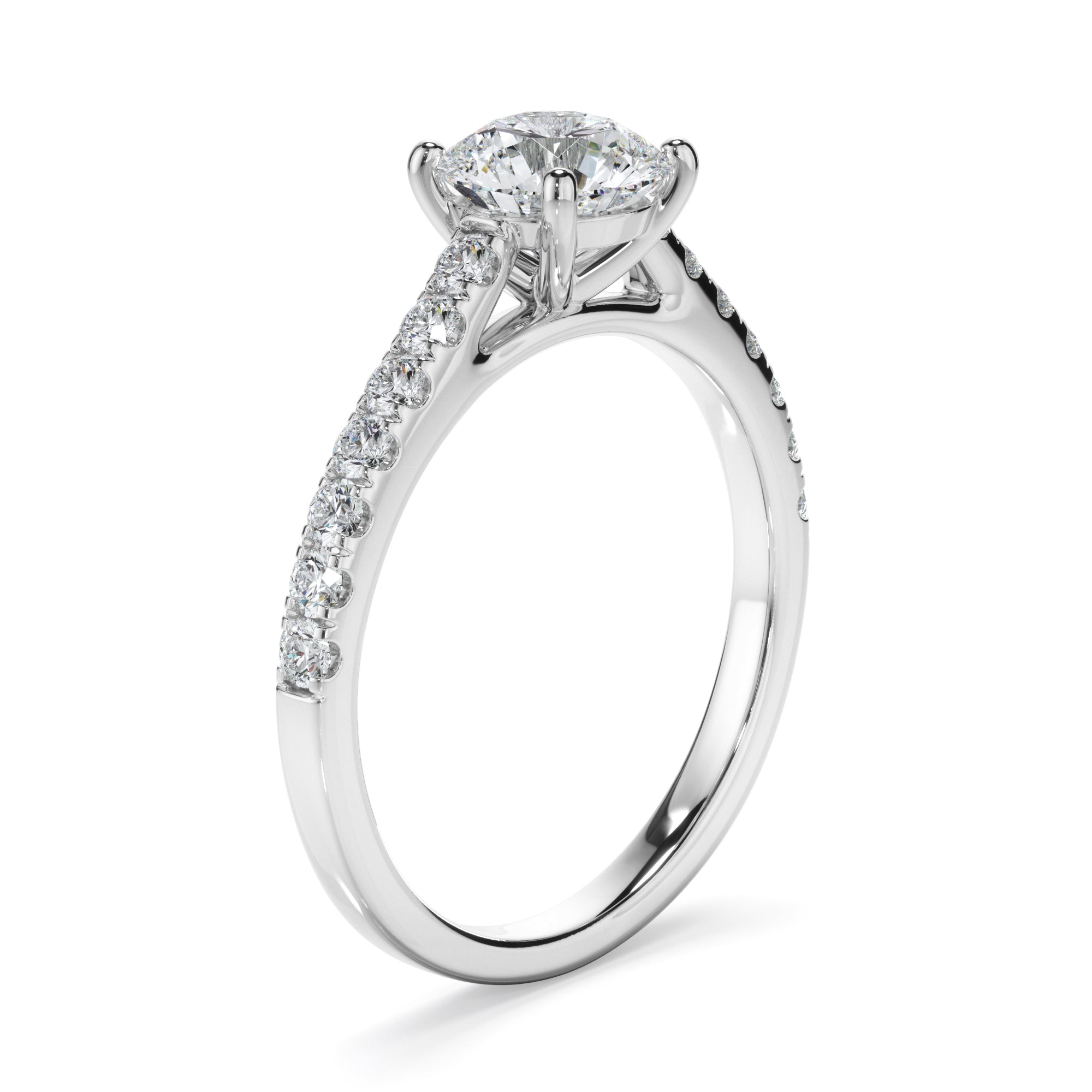 0.85ct Round Brilliant Cut Laboratory-Grown Diamond Ring