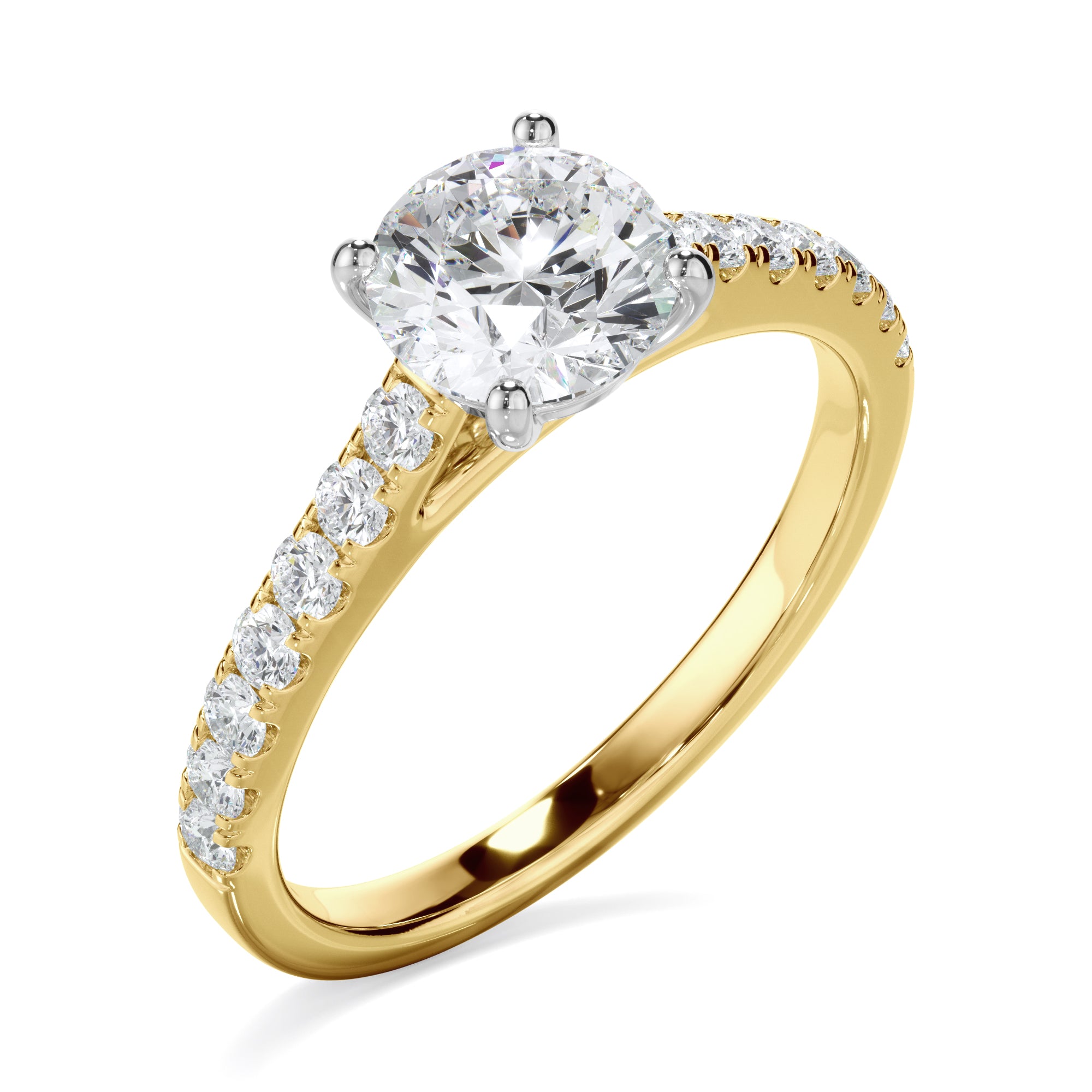 0.85ct Round Brilliant Cut Laboratory-Grown Diamond Ring