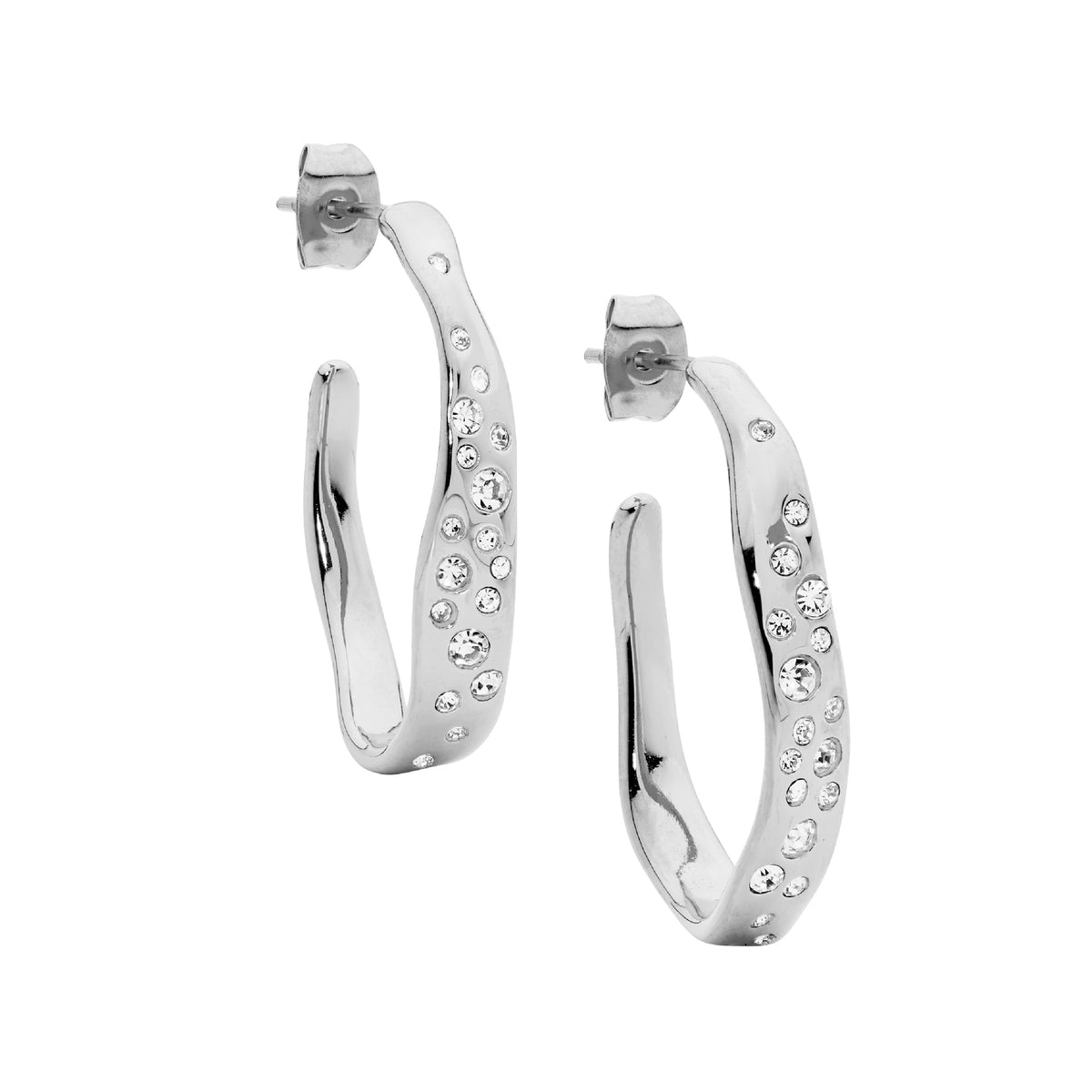 Stainless Steel Hoop Earrings