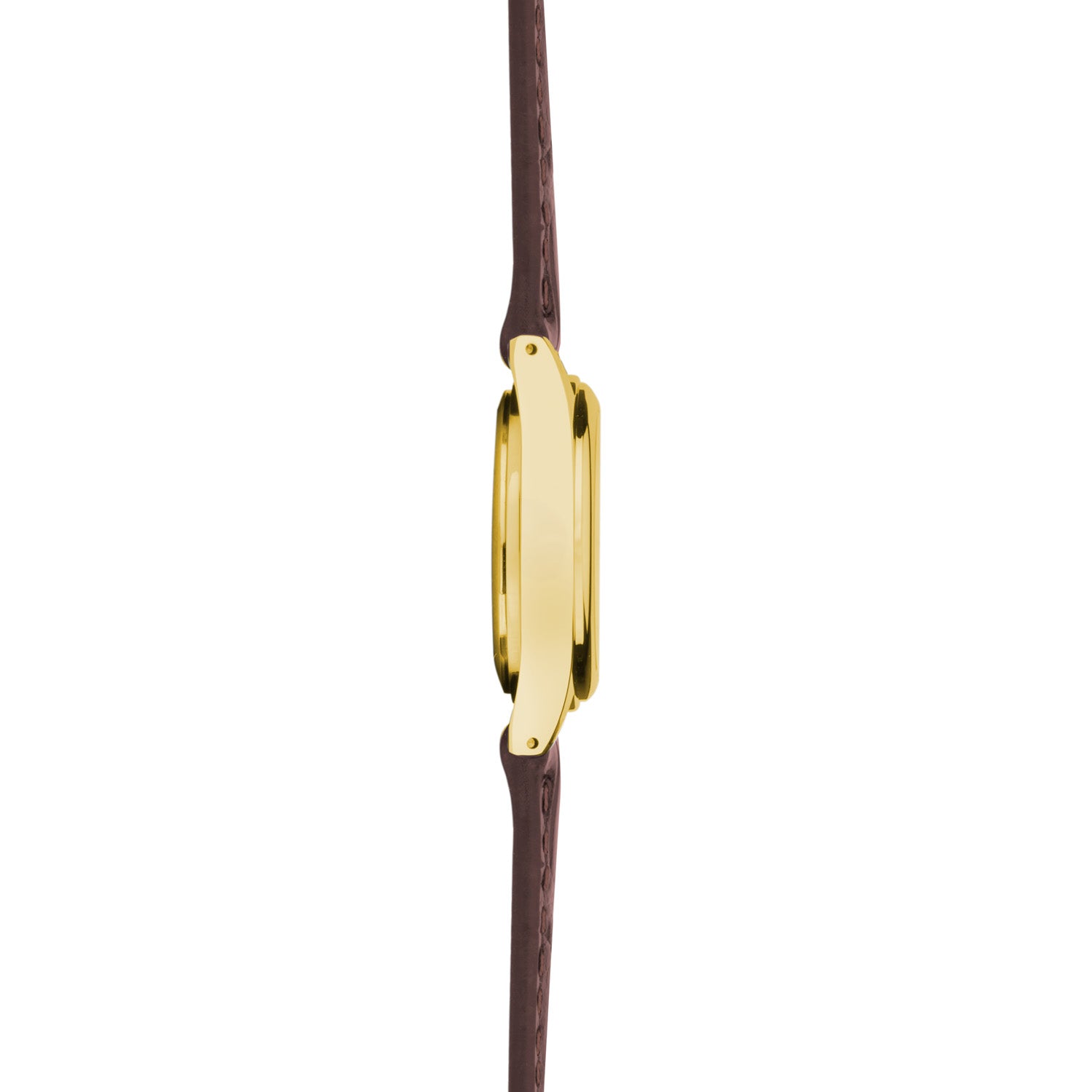 Sekonda Womens Evans White Dial Gold Brwn Leather Strap 25mm Watch