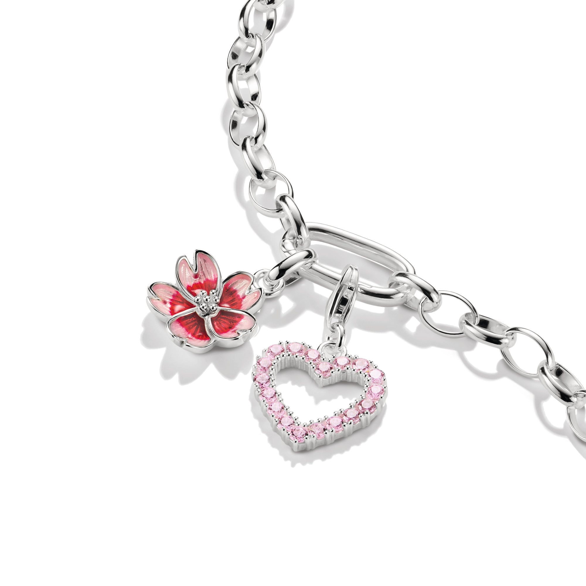 THOMAS SABO Connect Charm Pendant Cherry Blossom