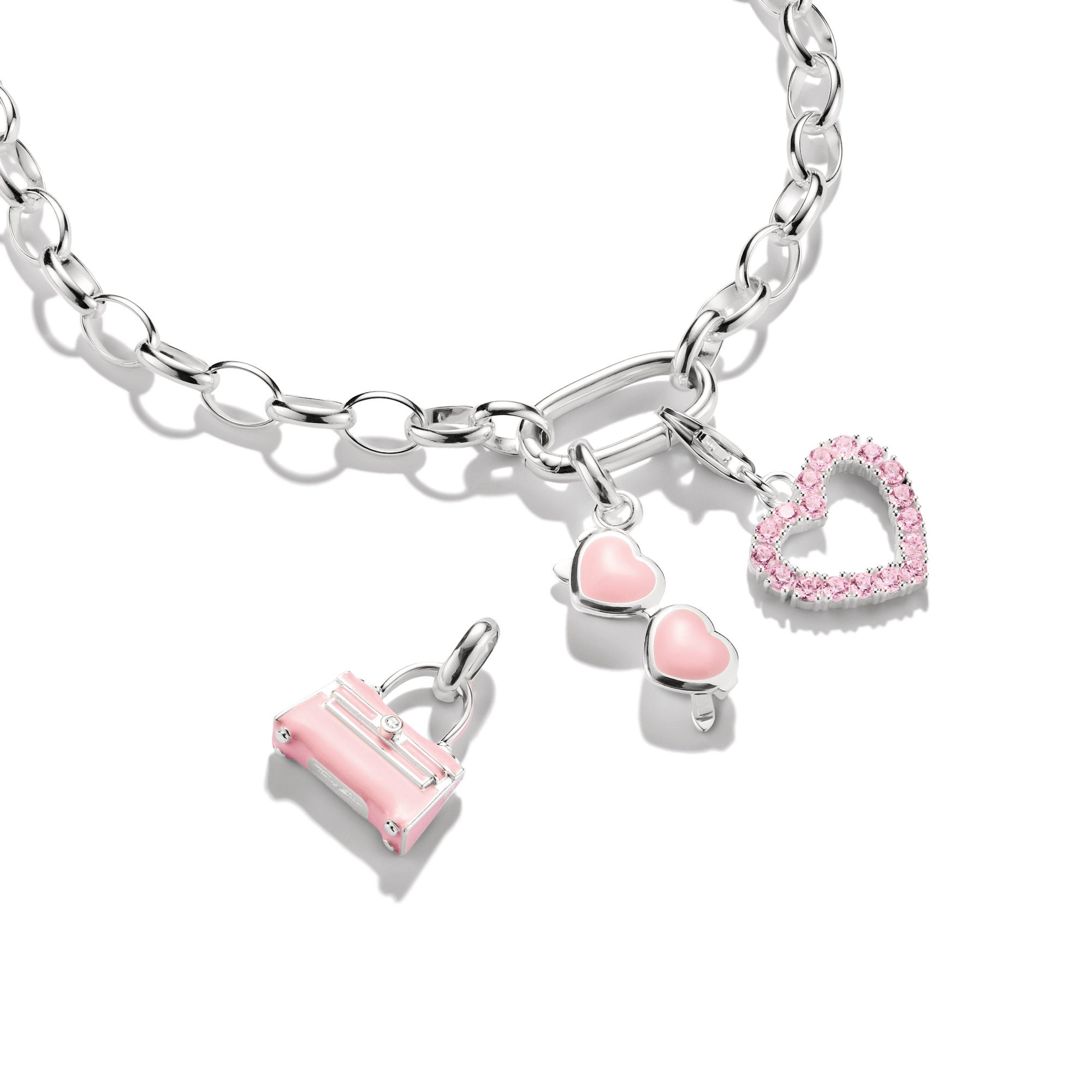 THOMAS SABO Connect Charm Pendant Pink Sunglasses