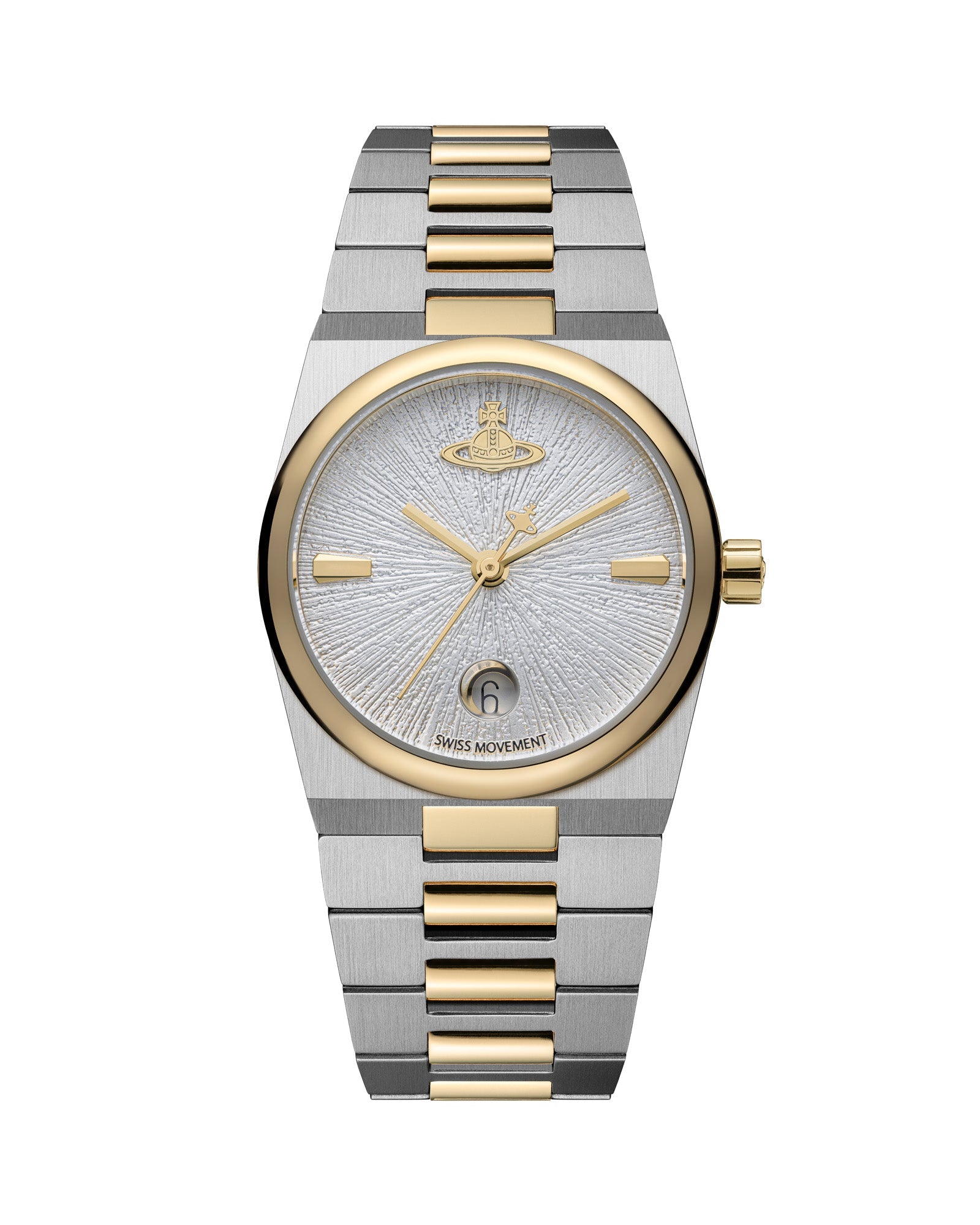 Vivienne Westwood The Hoxton 28mm Two Tone Strap Watch