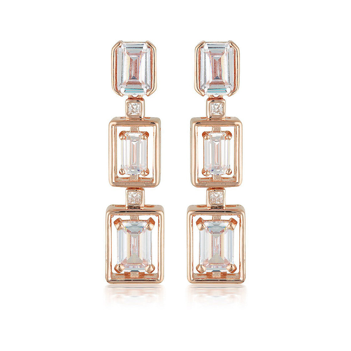 Luxe Indulgenza Earrings Rose Gold