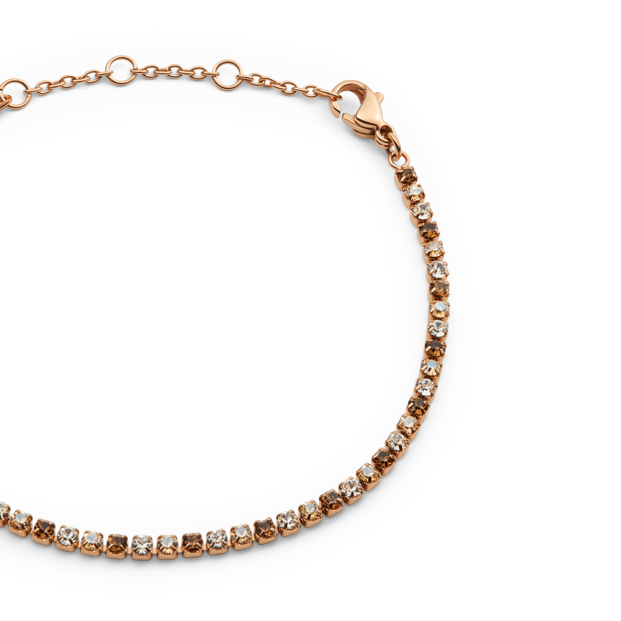 Daniel Wellington Classic Tennis Bracelet Honey Combo Rose Gold