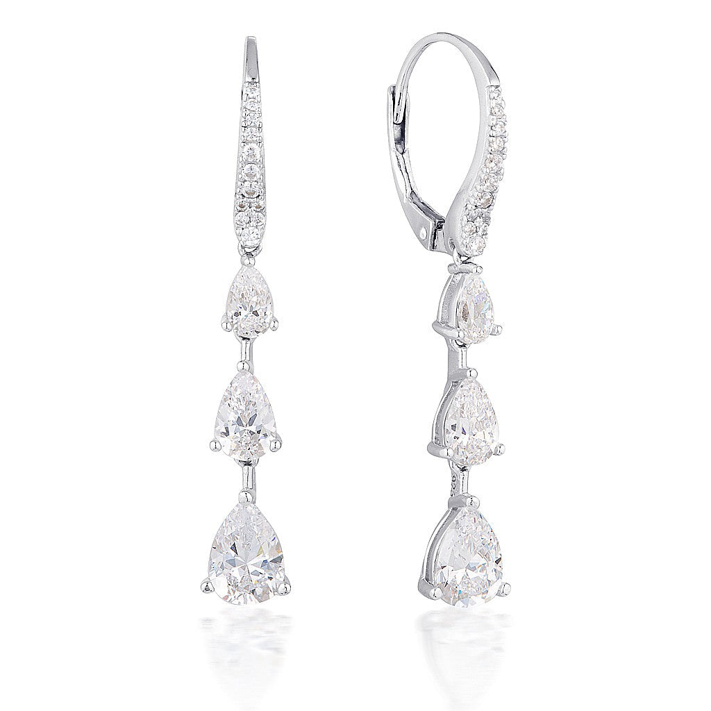 Chantelle Triple Teardrop Earring