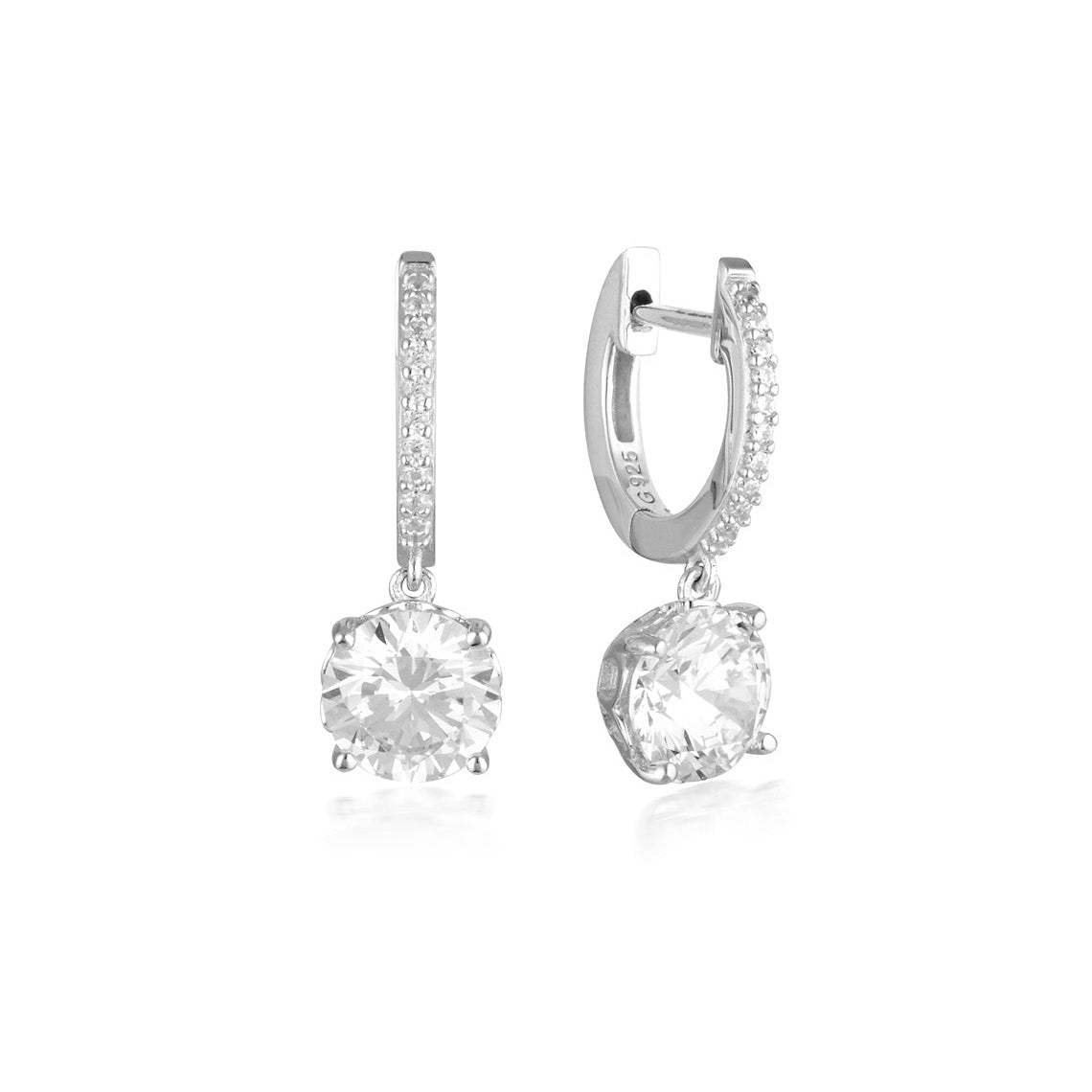 Luxe Regale Earrings Silver