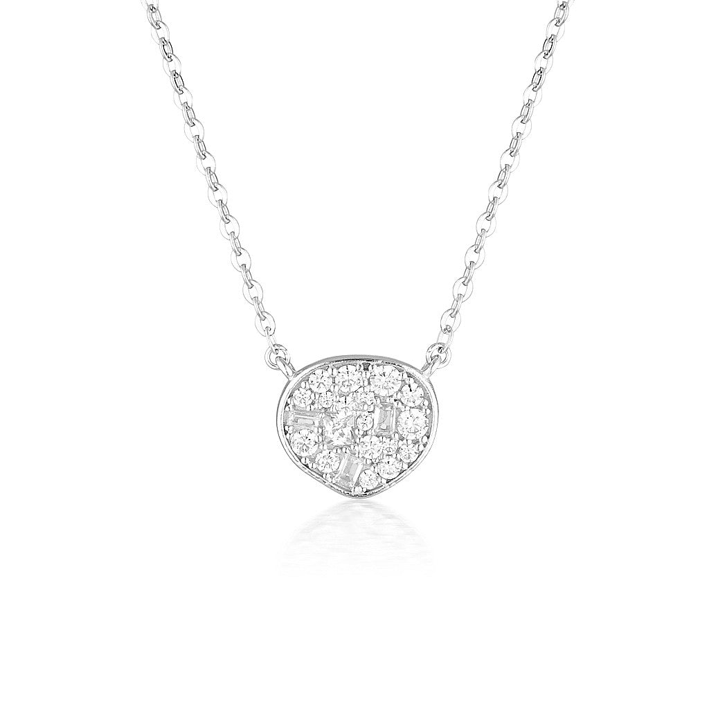 Fili Small Mosaic Silver Pendant