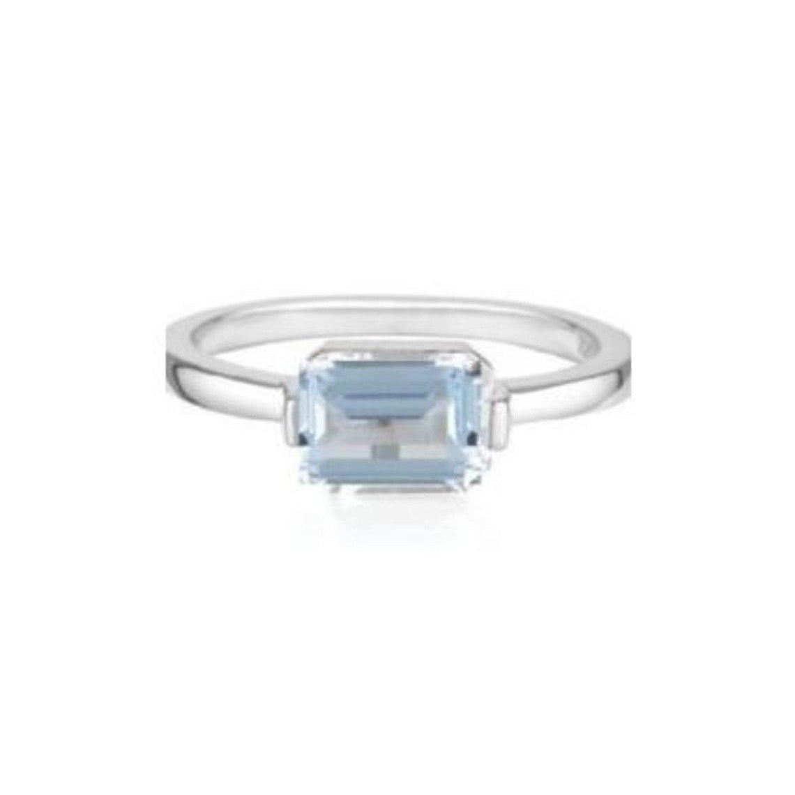 Emilio Aquamarine Ring Size