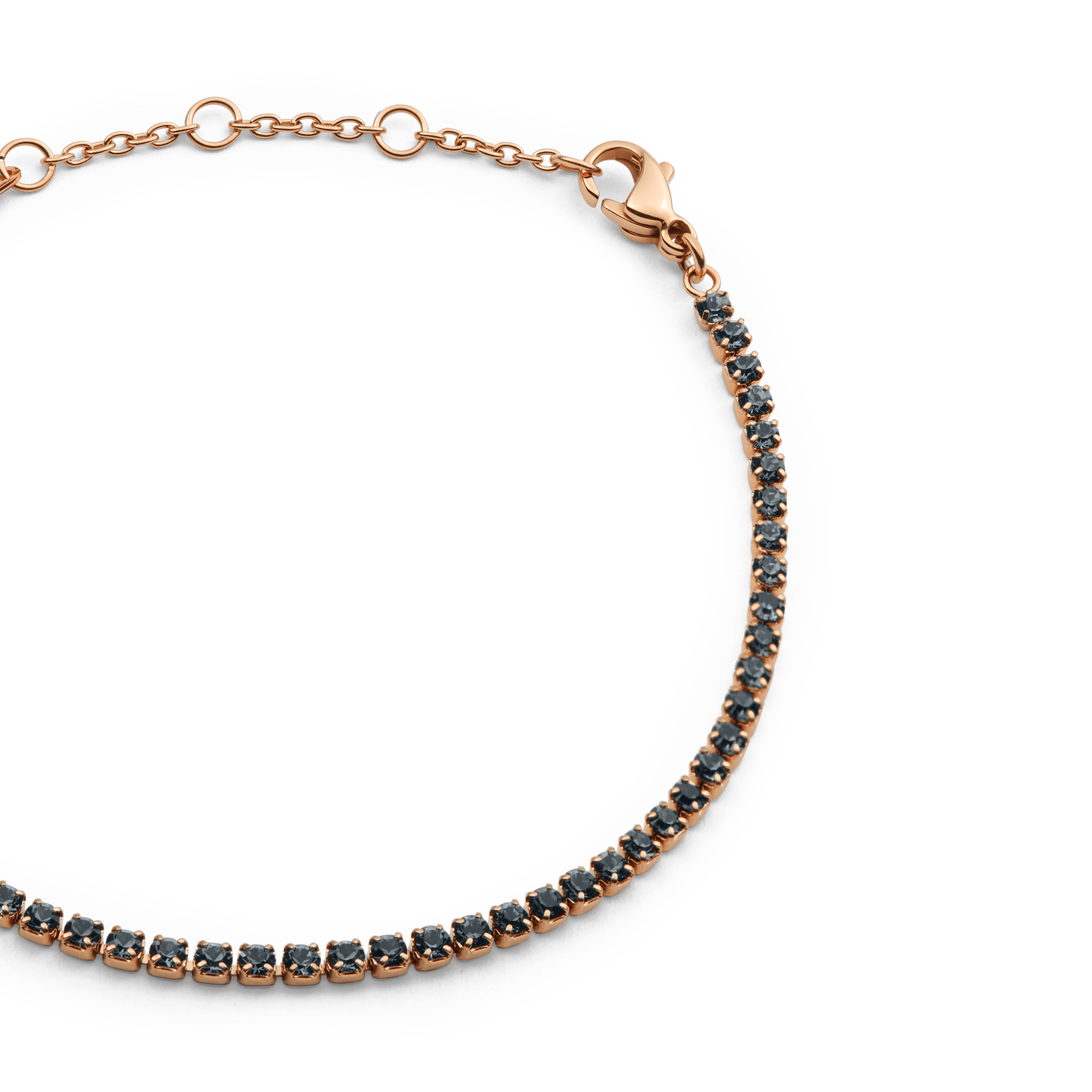 Daniel Wellington Classic Tennis Bracelet Nightfall Rose Gold