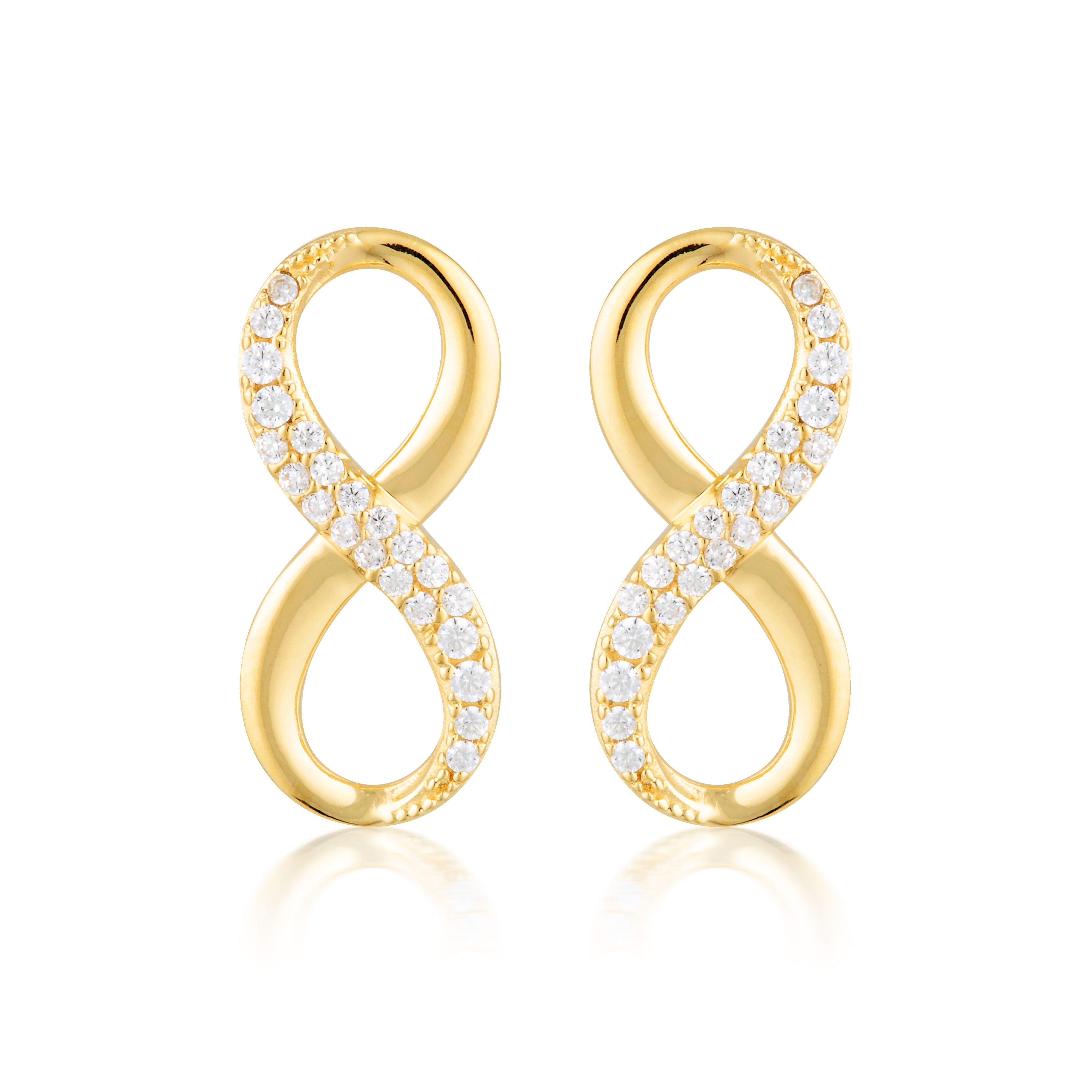 Forever Infinty Earrings - Gold