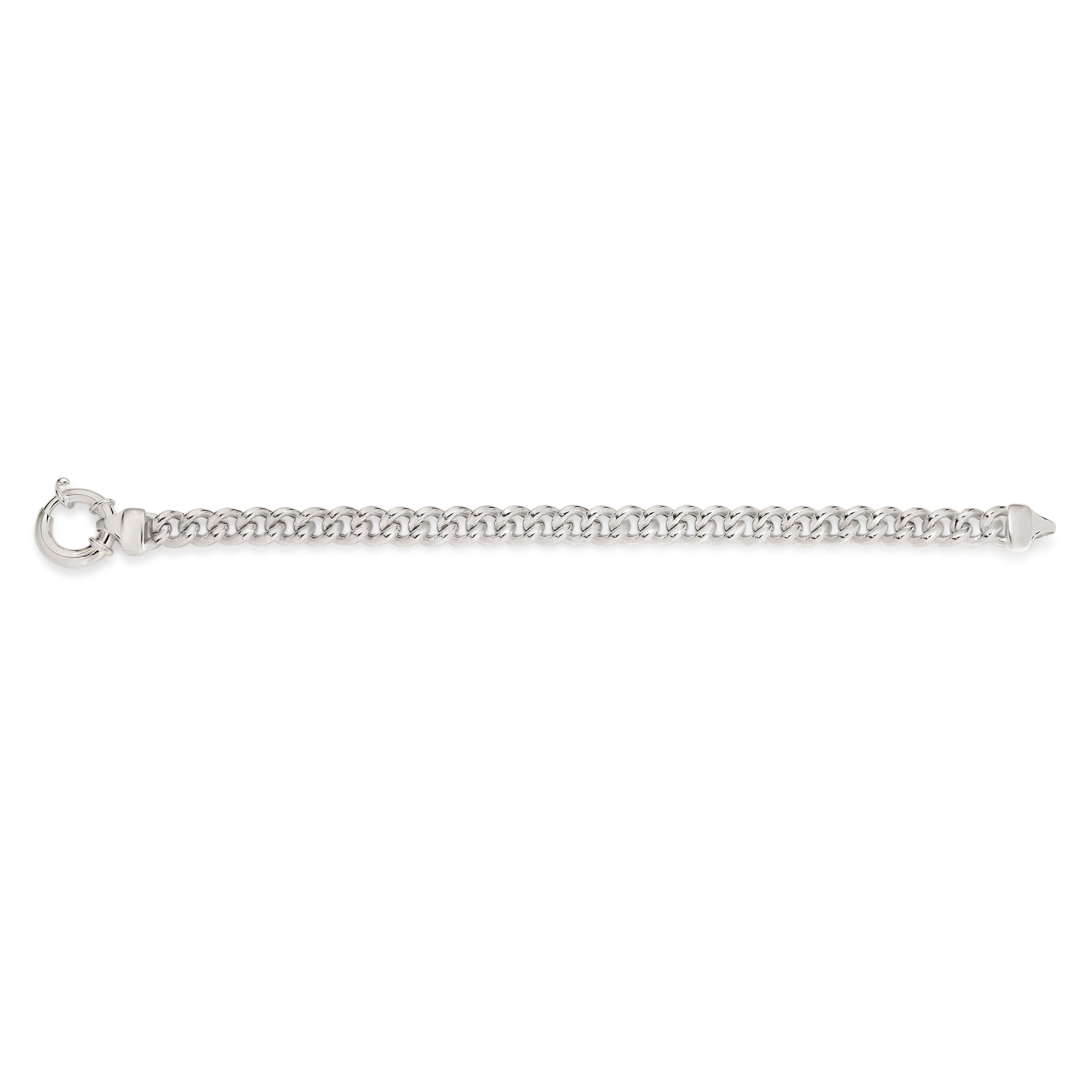 Silver curb Bracelet